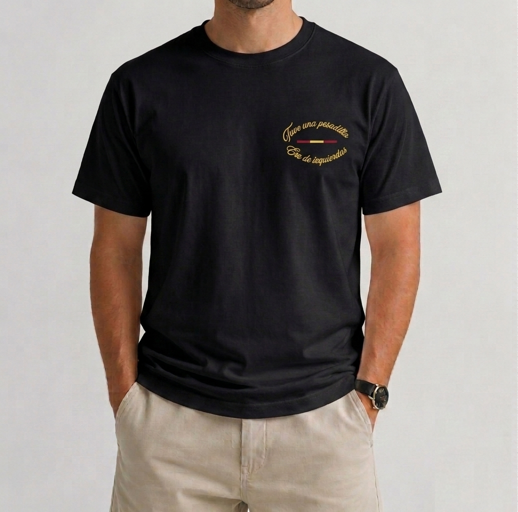 Camiseta negra — vista frontal